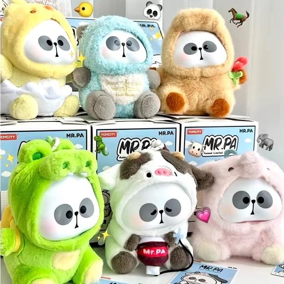 ToyCity MR.PA Animal Limited Company Series Plush Blind Box Full Set 6 Authentic - Picture 4 of 4